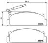 BREMBO P 23 005 Brake Pad Set, disc brake
